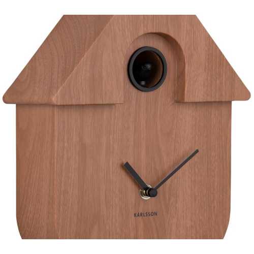 Karlsson Cuckoo Wall Clock Dark Wood Naken Interiors
